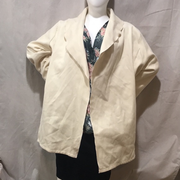 Bloomchic open front oversized cotton coat - Picture 2 of 8